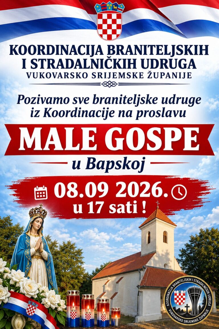 Hodočašće hrvatskih branitelja u Bapsku